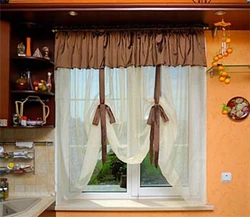 Идеи штор для кухни своими руками фото