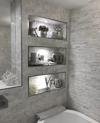 Plasterboard Bath Shelves Photo