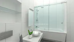 Daxili vanna otağı üçün şüşə pərdə