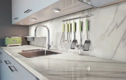 Porcelain tiles for kitchen apron 60 by 60 photo