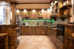 Antique Wood Kitchen Design