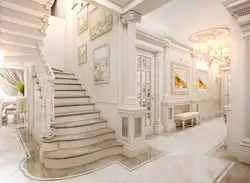 Design hall living room in the house