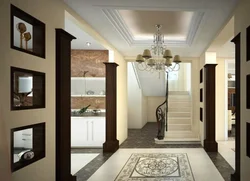 Design hall living room in the house