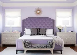 Lavanda yataq otağı daxili