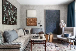 Matting in the living room interior