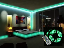 Тасмаи LED дар акси хоб