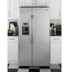 Double door refrigerator photo in the kitchen