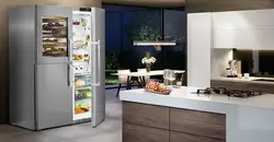 Двухдверный Холодильник Фото На Кухне