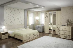 Choose wallpaper for a bedroom with light furniture photo