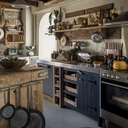Old style kitchen photo
