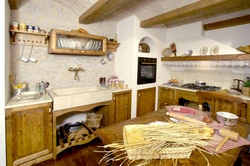 Кухня ў старым стылі фота