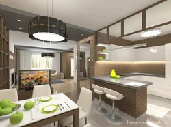 Kitchen interior design in a modern style