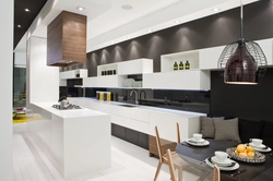 Kitchen interior design in a modern style