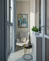 Interior Of A Balcony In An Apartment Photo Modern