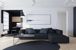 Mənzildə minimalist üslubda otaqların dizaynı