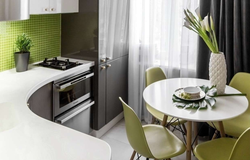 Round Table In A Small Kitchen Real Photos