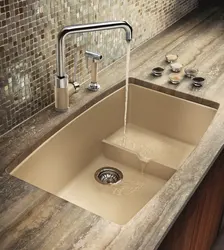 Oshxona dizayni lavabo va kran