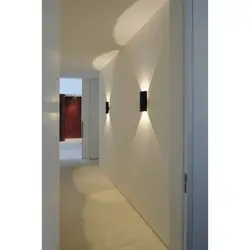 Wall lamps for the hallway and corridor photo in the interior