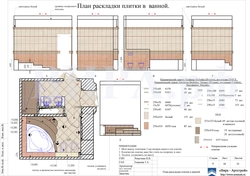 Лоиҳаи тарҳрезӣ гузоштани сафолҳо дар ҳаммом