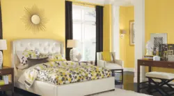 Bedroom Interior Brown Yellow