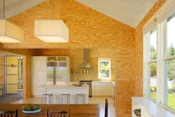 Kitchen interior decoration with wood