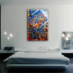 Modern paintings for bedroom photos
