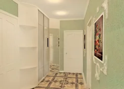 Ağ koridor fotoşəkili üçün divar kağızı