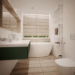 Light bath design with wood