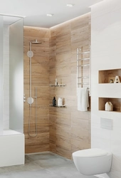 Light bath design with wood
