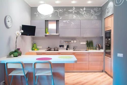10 sq wallpaper in the kitchen photo