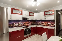 Современные Угловые Кухни С Фартуком Фото