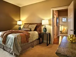 Combination of two colors in the bedroom interior