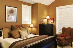 Combination of two colors in the bedroom interior