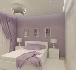 Light Lilac Bedroom Interior