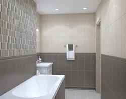 Photo Of A Bathroom With A Dark Bottom