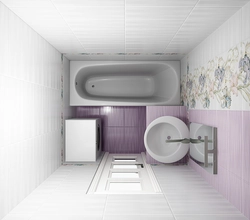 Bathtub design with bathtub 130