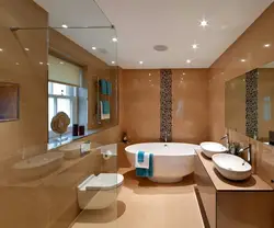 Warm bathroom design