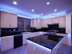 LED ceiling kitchen photo