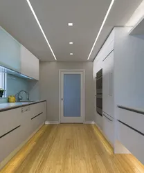 LED tavan mətbəx fotoşəkili