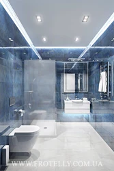 Bathroom Design With Blue Marble
