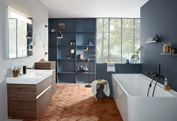 Fashionable colors in the bathroom interior