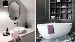 Модный цвета в интерьере ванны
