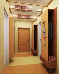 Small hallway in a panel house design photo