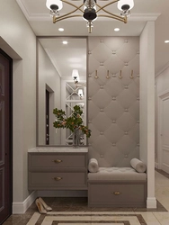 Small hallway in a panel house design photo