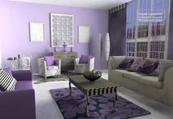 Living room lavender photo