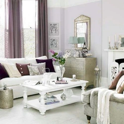 Living room lavender photo