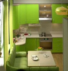Photo of Khrushchev kitchen color scheme