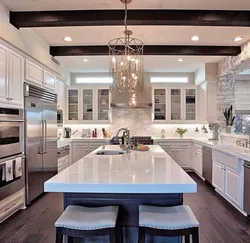 Beautiful home kitchen interior photo