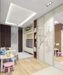 Bir Otaqlı Mənzilin Içərisində Qarderob