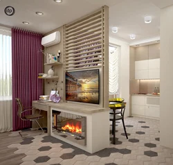 Kitchen studio photo design partition